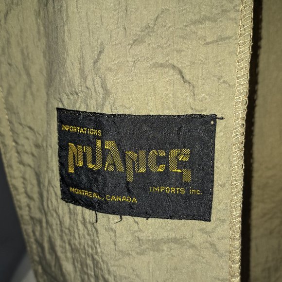 Double Breasted Trench Rain Coat Vintage 80s 90s Rare Find - Picture 6 of 6